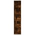 Estantería madera de ingeniería roble ahumado 40x30x189