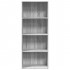 Estantería madera de ingeniería gris Sonoma 60x30x152