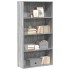 Estantería de madera de ingeniería gris Sonoma 80x30x152