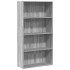 Estantería de madera de ingeniería gris Sonoma 80x30x152