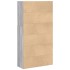 Estantería de madera de ingeniería gris Sonoma 80x30x152