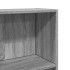 Estantería de madera de ingeniería gris Sonoma 80x30x152