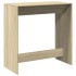 Mesa alta de bar madera ingeniería roble Sonoma 102x50x103,5