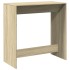 Mesa alta de bar madera ingeniería roble Sonoma 102x50x103,5