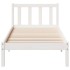 Cama extralarga sin colchón madera maciza de pino 80x220