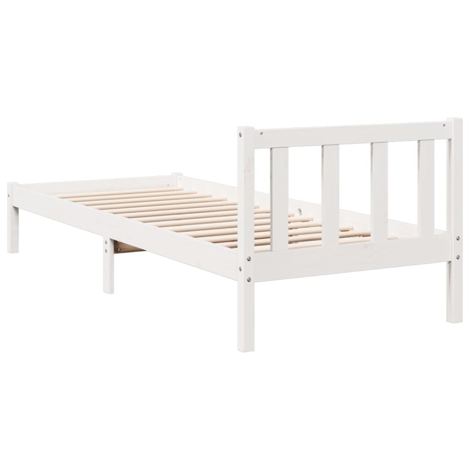 Cama extralarga sin colchón madera maciza de pino 80x220