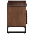 Mueble de TV madera maciza mango marrón 80x34x46