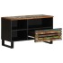 Mueble de TV madera maciza de acacia 80x34x46