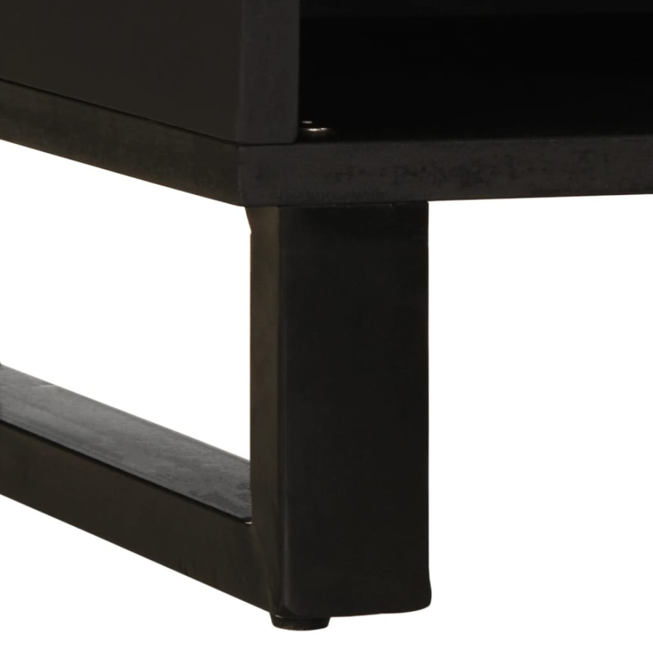 Mueble de TV madera maciza de acacia 80x34x46