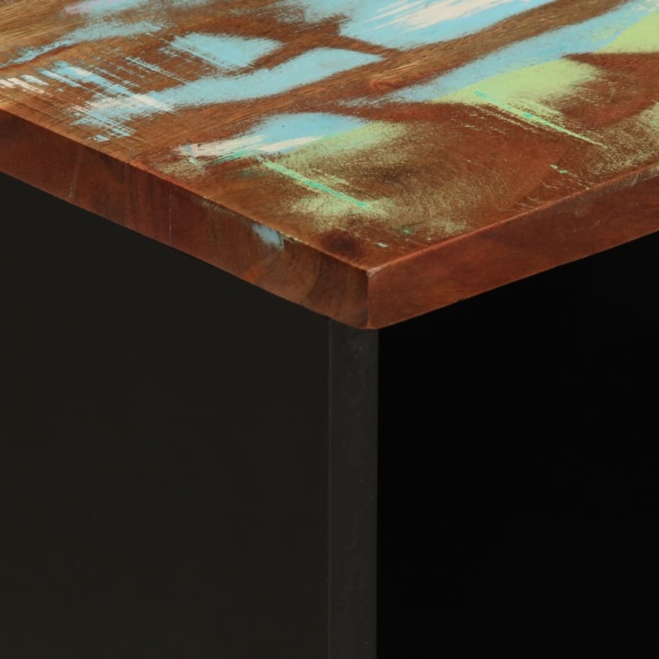 Mueble de TV madera maciza de acacia 80x34x46