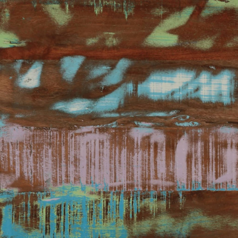 Mueble de TV madera maciza de acacia 80x34x46