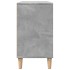 Mueble de baño madera de ingeniería gris hormigón 80x33x60