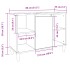 Mueble de baño madera de ingeniería gris hormigón 80x33x60