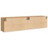 Muebles de TV de pared 2 unidades roble artisian 80x30x41