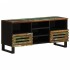 Mueble de TV madera maciza de acacia 100x34x46