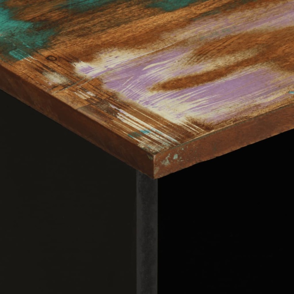 Mueble de TV madera maciza de acacia 100x34x46