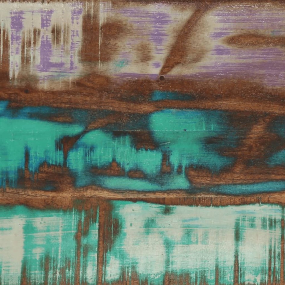 Mueble de TV madera maciza de acacia 100x34x46