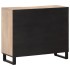 Aparador de madera maciza de mango 90x34x75
