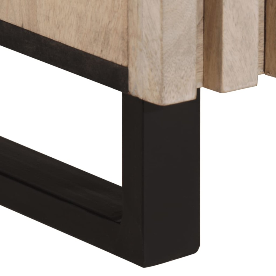 Aparador de madera maciza de mango 90x34x75