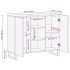 Aparador de madera maciza de mango 90x34x75