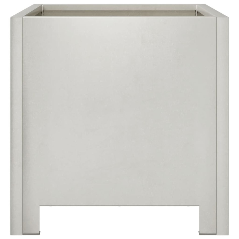 Jardinera hexagonal de acero inoxidable 30x30x30