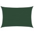Toldo de vela HDPE verde oscuro 160 g/m² 5x6