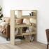 Estantería de madera de ingeniería roble Sonoma 100x33x125,5