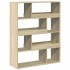 Estantería de madera de ingeniería roble Sonoma 100x33x125,5