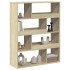 Estantería de madera de ingeniería roble Sonoma 100x33x125,5