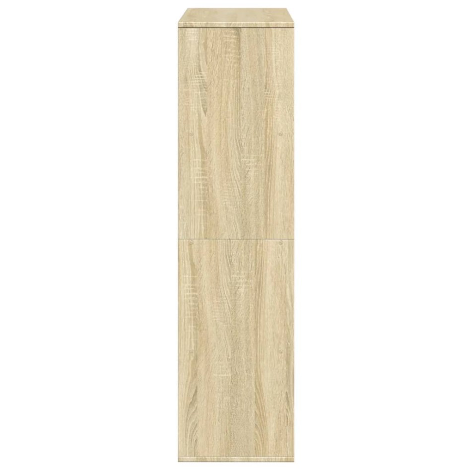 Estantería de madera de ingeniería roble Sonoma 100x33x125,5