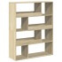 Estantería de madera de ingeniería roble Sonoma 100x33x125,5
