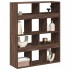 Separador de ambientes madera marrón roble 100x33x125,5