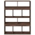 Separador de ambientes madera marrón roble 100x33x125,5