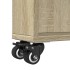 Carrito de almacenaje estrecho madera roble Sonoma 48x13x68