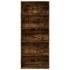 Estantería madera ingeniería color roble ahumado 80x30x189