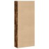 Estantería madera ingeniería color roble ahumado 80x30x189