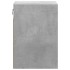 Mueble de TV de pared con luces LED gris hormigón 41x31x45
