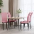 Sillas de comedor 4 unidades terciopelo