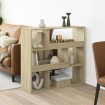 Separador de ambientes madera roble Sonoma 100x33x94,5 cm