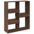 Separador de ambientes madera marrón roble 100x33x115