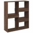 Separador de ambientes madera marrón roble 100x33x115