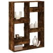 Separador de ambientes madera roble ahumado 100x33x135 cm