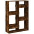 Separador de ambientes madera roble ahumado 100x33x135