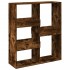 Separador de ambientes madera roble ahumado 100x33x115