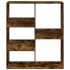 Separador de ambientes madera roble ahumado 100x33x115