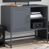 Mueble para TV de acero rosa 100,5x39x60,5