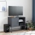 Mueble para TV de acero rosa 100,5x39x60,5