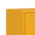 Mueble de TV de acero amarillo mostaza 100,5x39x43,5