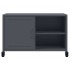 Mueble de TV acero gris antracita 68x39x43,5