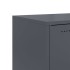 Mueble de TV acero gris antracita 68x39x43,5